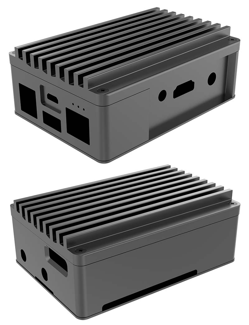 Akasa Skyline 3 Pro Encloure (for ASUS Tinker Board 3/3S) <b>[A-RA17-M1B]</b>